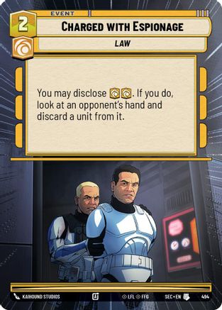 Image of Charged with Espionage (Hyperspace) (494) - Secrets of Power