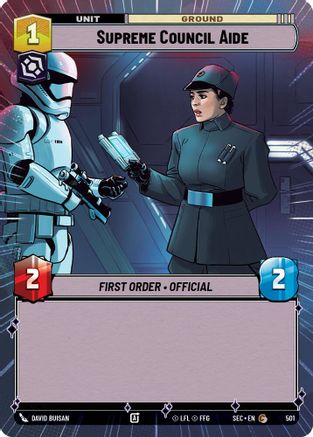 Image of Supreme Council Aide (Hyperspace) (501) - Secrets of Power