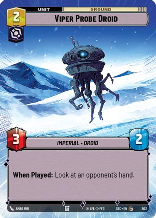 Image of Viper Probe Droid (Hyperspace) (503) - Secrets of Power