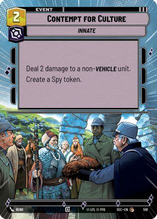 Image of Contempt for Culture (Hyperspace) (510) - Secrets of Power