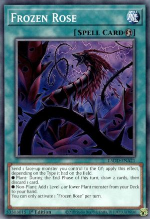 Image of Frozen Rose (L5DD-ENA21) - Legendary 5D's Decks 1st Edition