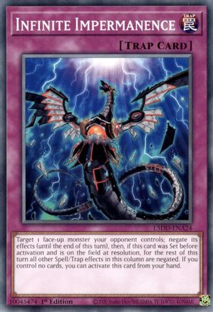 Image of Infinite Impermanence (L5DD-ENA24) - Legendary 5D's Decks 1st Edition