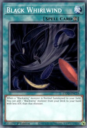Image of Black Whirlwind (L5DD-ENC19) - Legendary 5D's Decks 1st Edition
