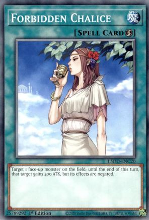 Image of Forbidden Chalice (L5DD-ENC20) - Legendary 5D's Decks 1st Edition