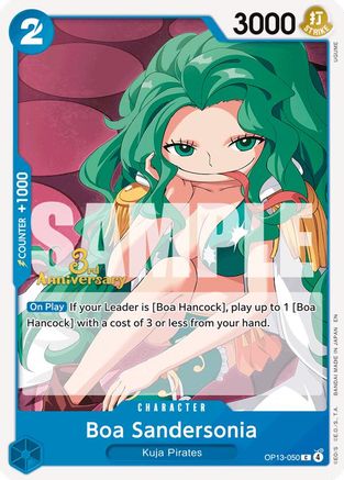 Image of Boa Sandersonia (OP13-050) - Carrying On His Will: 3rd Anniversary Tournament Cards