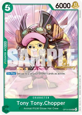 Image of Tony Tony.Chopper (OP13-030) - Carrying On His Will: 3rd Anniversary Tournament Cards