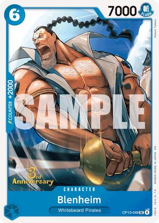 Image of Blenheim (OP13-049) - Carrying On His Will: 3rd Anniversary Tournament Cards