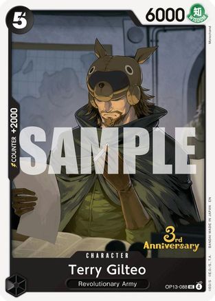 Image of Terry Gilteo (OP13-088) - Carrying On His Will: 3rd Anniversary Tournament Cards