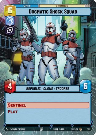 Image of Dogmatic Shock Squad (Hyperspace Foil) (792) - Secrets of Power Foil