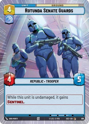 Image of Rotunda Senate Guards (Hyperspace Foil) (818) - Secrets of Power Foil