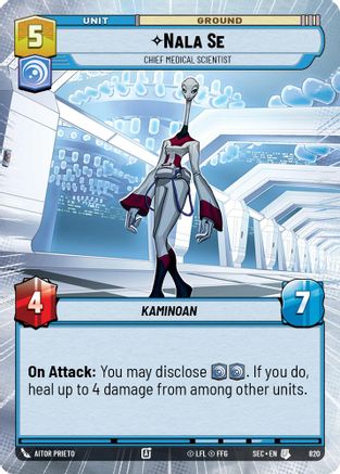 Image of Nala Se - Chief Medical Scientist (Hyperspace Foil) (820) - Secrets of Power Foil