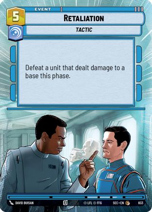 Image of Retaliation (Hyperspace Foil) (833) - Secrets of Power Foil