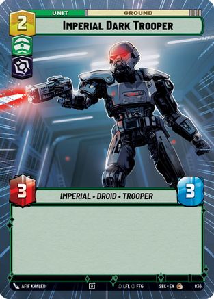 Image of Imperial Dark Trooper (Hyperspace Foil) (836) - Secrets of Power Foil