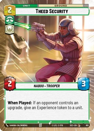 Image of Theed Security (Hyperspace Foil) (851) - Secrets of Power Foil