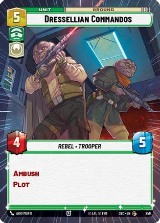Image of Dressellian Commandos (Hyperspace Foil) (856) - Secrets of Power Foil
