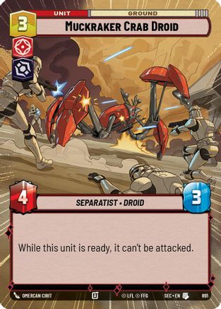 Image of Muckraker Crab Droid (Hyperspace Foil) (891) - Secrets of Power Foil