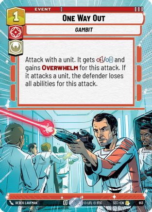 Image of One Way Out (Hyperspace Foil) (913) - Secrets of Power Foil