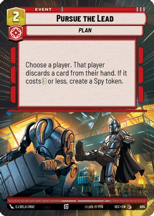 Image of Pursue the Lead (Hyperspace Foil) (934) - Secrets of Power Foil