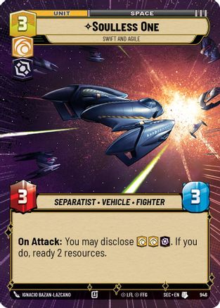 Image of Soulless One - Swift and Agile (Hyperspace Foil) (946) - Secrets of Power Foil