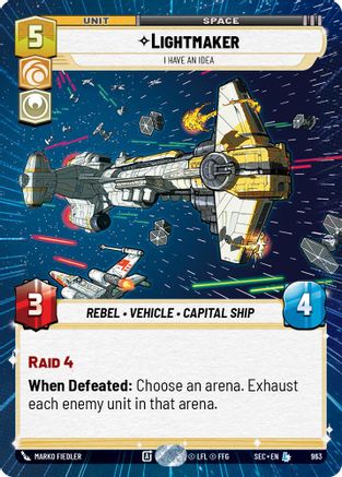 Image of Lightmaker - I Have An Idea (Hyperspace Foil) (963) - Secrets of Power Foil