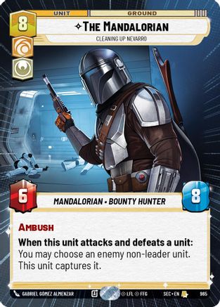 Image of The Mandalorian - Cleaning up Nevarro (Hyperspace Foil) (965) - Secrets of Power Foil