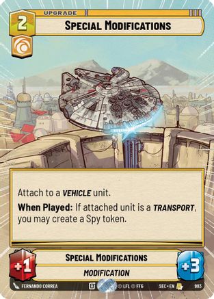 Image of Special Modifications (Hyperspace Foil) (983) - Secrets of Power Foil