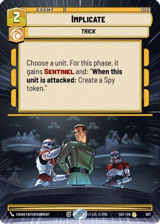 Image of Implicate (Hyperspace Foil) (987) - Secrets of Power Foil