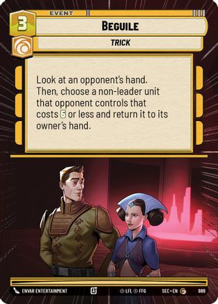 Image of Beguile (Hyperspace Foil) (989) - Secrets of Power Foil