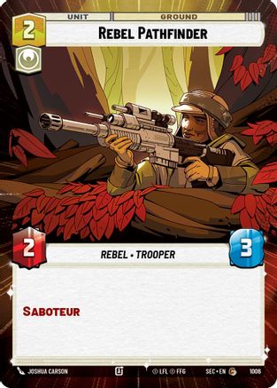 Image of Rebel Pathfinder (Hyperspace Foil) (1006) - Secrets of Power Foil