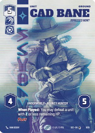 Image of Cad Bane - Impressed Now? (Prestige) (1070) - Secrets of Power