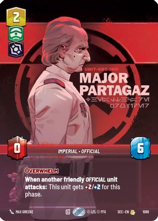 Image of Major Partagaz - Healthcare Provider (Prestige Foil) (1089) - Secrets of Power Foil
