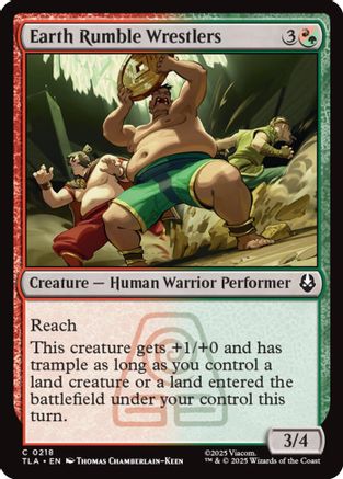 Image of Earth Rumble Wrestlers (TLA-218) - Avatar: The Last Airbender Foil