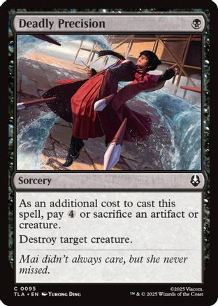 Image of Deadly Precision (TLA-095) - Avatar: The Last Airbender Foil
