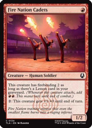 Image of Fire Nation Cadets (TLA-134) - Avatar: The Last Airbender Foil