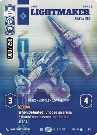 Image of Lightmaker - I Have An Idea (Serialized) (1152) - Secrets of Power Foil