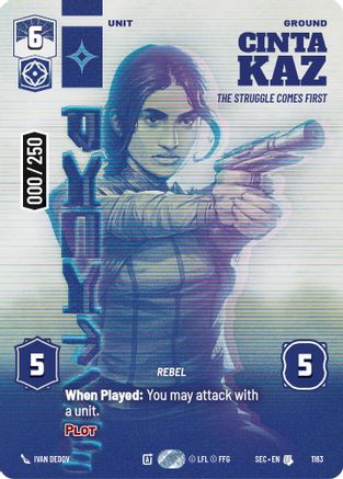 Image of Cinta Kaz - The Struggle Comes First (Serialized) (1163) - Secrets of Power Foil