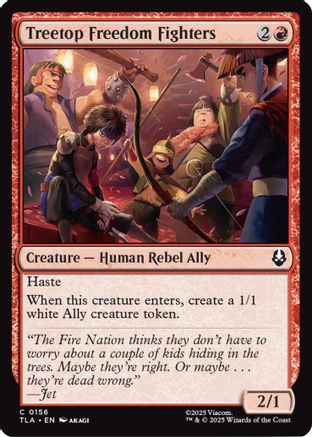 Image of Treetop Freedom Fighters (TLA-156) - Avatar: The Last Airbender