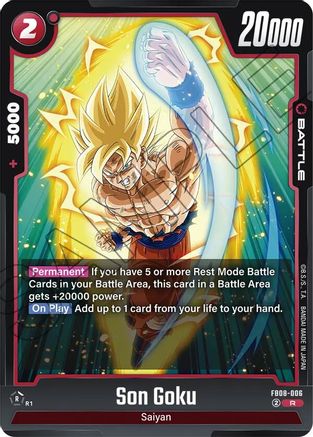 Image of Son Goku - FB08-006 (FB08-006) - Saiyans Pride Holofoil