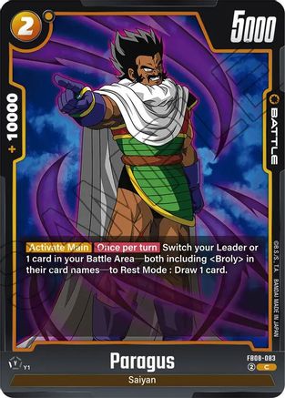 Image of Paragus - FB08-083 (FB08-083) - Saiyans Pride