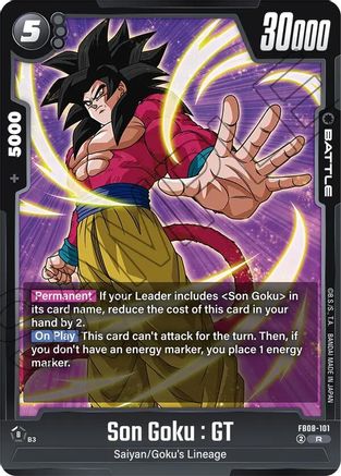 Image of Son Goku : GT (FB08-101) - Saiyans Pride Holofoil