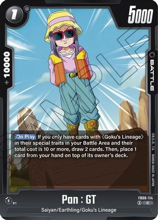 Image of Pan : GT - FB08-114 (FB08-114) - Saiyans Pride