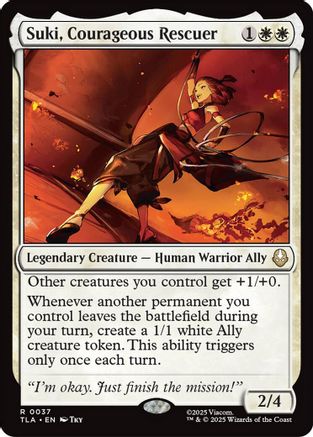 Image of Suki, Courageous Rescuer (TLA-037) - Avatar: The Last Airbender