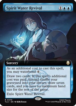 Image of Spirit Water Revival (Extended Art) (TLA-370) - Avatar: The Last Airbender Foil