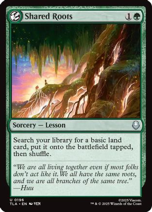 Image of Shared Roots (TLA-196) - Avatar: The Last Airbender Foil