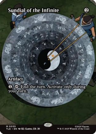 Image of Sundial of the Infinite (Borderless) (TLE-055) - Avatar: The Last Airbender: Eternal-Legal