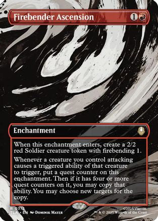 Image of Firebender Ascension (Borderless) (TLA-312) - Avatar: The Last Airbender