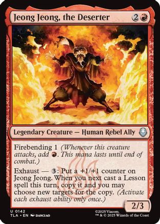 Image of Jeong Jeong, the Deserter (TLA-142) - Avatar: The Last Airbender