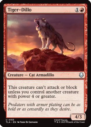 Image of Tiger-Dillo (TLA-155) - Avatar: The Last Airbender