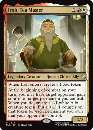 Image of Iroh, Tea Master (TLA-228) - Avatar: The Last Airbender Foil