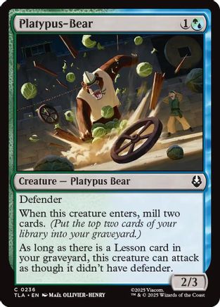 Image of Platypus-Bear (TLA-236) - Avatar: The Last Airbender